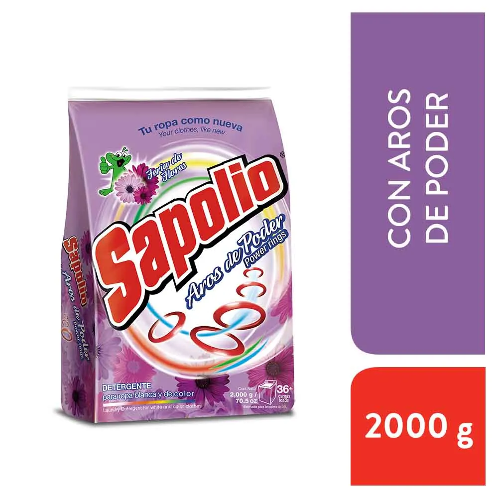 Detergente en Polvo SAPOLIO...